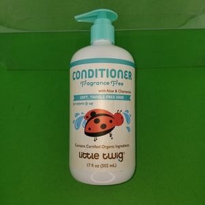 Little Twig Fragrance Free Unscented Conditioning Organic Tangle Infant 17 fl oz